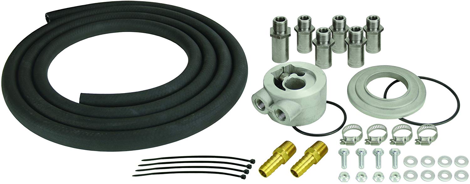 Derale 15751 Engine Remote Oil Cooler Mounting Kit