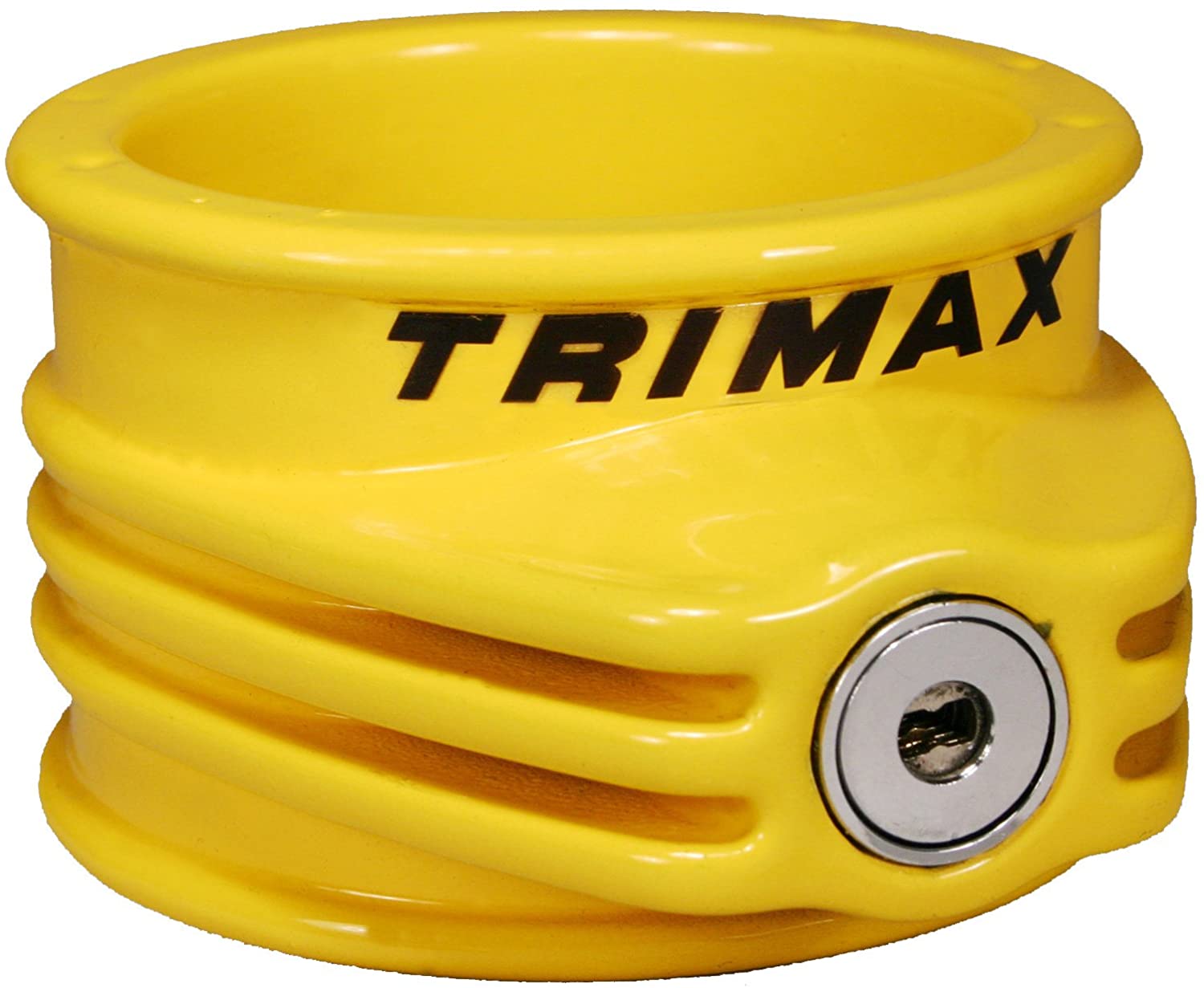 Trimax TFW55 Ultra Tough 5th Wheel Trailer Lock (Yellow)