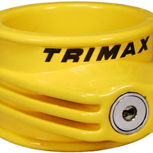Trimax TFW55 Ultra Tough 5th Wheel Trailer Lock (Yellow)
