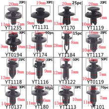 UTSAUTO 620Pcs Car Retainer Clips & Plastic Fasteners Kit Fender Rivet Clips 16 Most Popular Sizes Auto Push Pin Rivets Set for Toyota GM Ford Honda Acura Chrysler