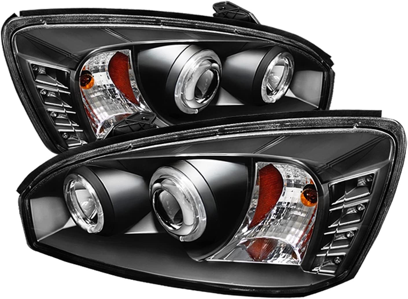 Spyder Auto PRO-YD-CM04-HL-BK Chevrolet Malibu Black Halo Projector Headlight (Black)