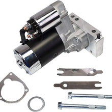 A-Team Performance Small Block Big Block 3.0 HP High Torque Starter Compatible with Chevrolet BB GEN. II, V V8, SB GEN. I V8, Black