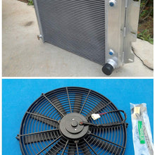 3 Row Aluminum Radiator + Fan For Jeep Wrangler TJ YJ V8 Conversion 1987-2002 01