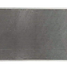 VioletLisa All Aluminum Air Condition Condenser 1 Row Compatible with 2003-2009 350Z 3.5L V6 Without Oil Cooler
