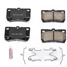 Power Stop Z23-1113, Z23 Evolution Sport Carbon-Fiber Ceramic Rear Brake Pads