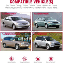 AUTEX 2pcs Front Rear Left/Right Exterior Door Handles Black Driver Passenger Side Compatible with Pontiac Vibe 2003 2004 2005 2006 2007 2008 2009 2010 69211AA020C0 81309 6921033080C1