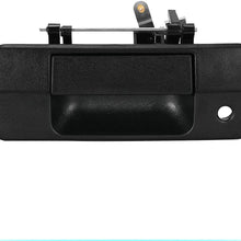 Dade Black Textured Tailgate Liftgate Latch Handle Compatible for 2007-2013 Toyota Tundra 690900C040 69090-0C040