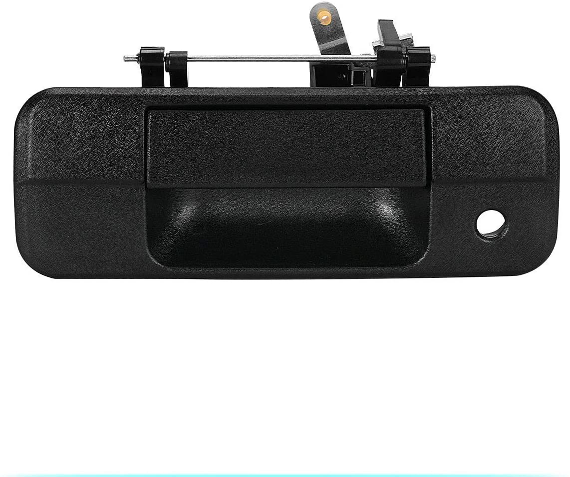 Dade Black Textured Tailgate Liftgate Latch Handle Compatible for 2007-2013 Toyota Tundra 690900C040 69090-0C040