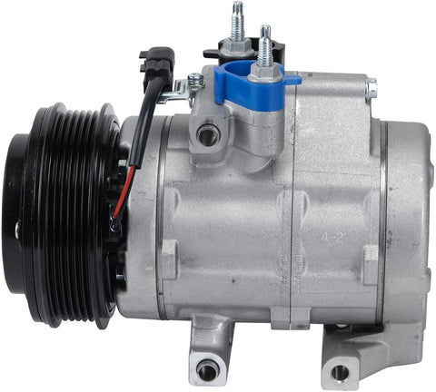 New Mando 10A1040 AC Compressor with Clutch Original Equipment (Pre-filled Oil)