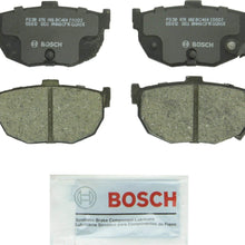 Bosch BC464 QuietCast Premium Ceramic Disc Brake Pad Set For Hyundai: 1994-06 Elantra, 1997-08 Tiburon; Kia: 2004-09 Spectra, 2005-09 Spectra5; Nissan: 1985-88 Maxima, 1990-92 Stanza; Rear