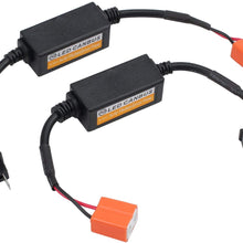 Rhinoco 2 Pack Canbus Decoders LED Headlight Decoder H7 Car LED Headlight Decoder for Headlight and Fog Light