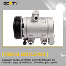 OCPTY CO 21516JC Air Conditioner Compressor Compatible for Pontiac for Torrent 3.4L