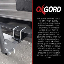 OxGord RV Bumper Hitch Bike Rack Carrier Receiver Adapter for 4 inch Square Rear Bar Frame Mount Car Accessory