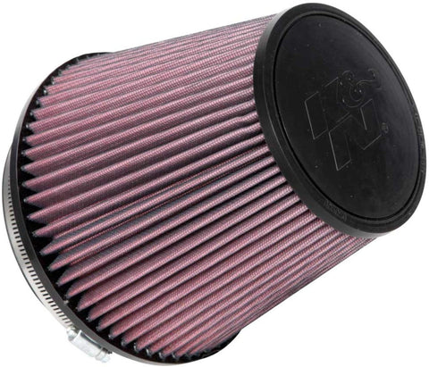 K&N Universal Clamp-On Air Filter: High Performance, Premium, Washable, Replacement Engine Filter: Flange Diameter: 6 In, Filter Height: 6.5 In, Flange Length: 1 In, Shape: Round Tapered, RU-1042