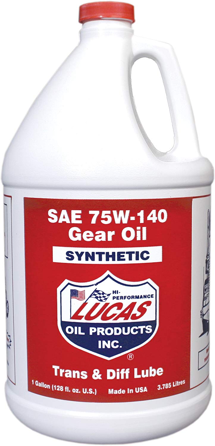 Lucas 10122 75/140 Synthetic Gear Oil - 1 Gallon