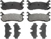 ACDelco 17D636 Professional Organic Rear Disc Brake Pad Set