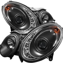 Spyder 5029355 Mercedes Benz E-Class 07-09 Projector Headlights - Halogen Model Only (Not Compatible With Xenon/HID Model) - DRL - Chrome - High H7 (Included) - Low H7 (Included)