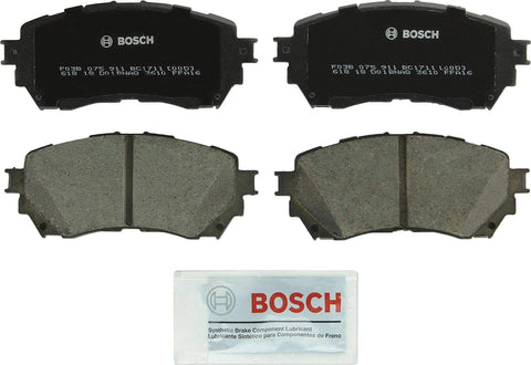 Bosch BC1711 QuietCast Premium Ceramic Disc Brake Pad Set For 2014-2017 Mazda 6; Front
