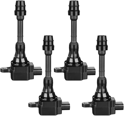 Ignition Coils Pack of 4 Compatible with Nissan Altima - Nissan Sentra X-Trail - Nissan Sentra SE-R L4 2.5L