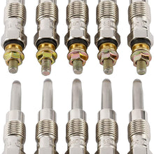 NovelBee 10 Pieces of 0250201039 Diesel Glow Plug Replacement for Mercedes-Benz 190D 240D 300CD 300D 300SD 300SDL 300TD