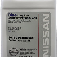 Genuine Nissan Fluid 999MP-L25500P Blue Long Life Antifreeze/Coolant - 1 Gallon