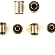 Andersen Restorations Black Polyurethane Control Arm Bushings Set Compatible with Dodge Challenger OEM Spec Replacements (6 Piece Kit)