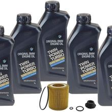 Genuine 0W-30 Twin Power Turbo 5 Liter Oil Change Kit For BMW