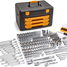 GEARWRENCH 219 Pc. Mechanics Tool Set in 3 Drawer Storage Box - 80940