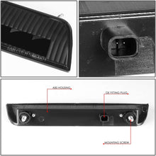 DNA Motoring 3BL-NROG17-LED-BK Full LED 3rd Third Tail Brake Light Replacement