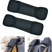 Wanty 1 Pair Black Color Neoprene Multipurpose Comfort Shoulder Strap Pads Shoulder Cushion Pad Protector for Backpack Rucksack / Travel Bag / Car Seat Belts Protect Pads (Neoprene black)