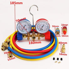 HUOGUOYIN Air Filter car Car Refrigeration Kit Manifold Gauge Set for R22 R12 R134A Auto Refrigerant H/L Quick Coupler Manifold Gauge Tool Set Auto Parts