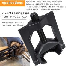 E-cowlboy U Joint Pullers Heavy Duty (Class 6-8) 10102 Universal Heavy Duty U-Joint Puller and 5192 Heavy-Duty Bearing Cup Installer