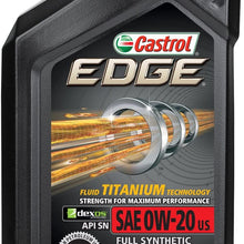 Castrol 06011-6PK Edge 0W20 Synthetic Motor Oil