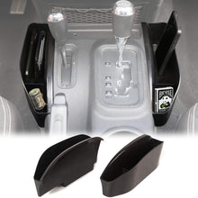 JeCar Gear Shift Storage Box Center Console Storage Auto Transmission Organizer Tray Interior Accessories for 2011-2018 Jeep Wrangler JK JKU, Black