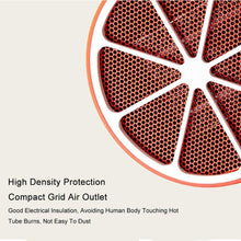 Zyyqt Desktop Heater，PTC Ceramic Heater 350W, Overheat Protection Adjustable Thermostat, Energy Saving, Low Power Consumption, Suitable for Home or Office (Color : Orange)