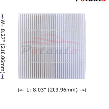 POTAUTO MAP 1044W (CF11182) Replacement High Performance Car Cabin Air Filter for ACURA, RDX, HONDA, CIVIC, CR-V, FIT, HR-V, INSIGHT, ODYSSEY (Standard White)
