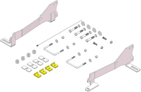 HUSKY TOWING 32831 Custom Bracket KIT Chevy 1500