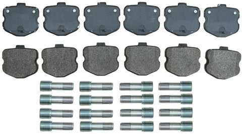 ACDelco 17D1185MH Professional Semi-Metallic Front Disc Brake Pad Set