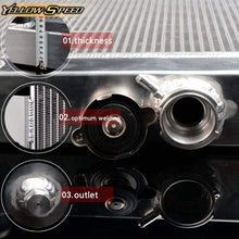 Blitech 2 Rows All aluminum Radiator Compatible with 2003-2010 DODGE RAM 2500 5.9L 6.7L CUMMINS