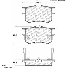 Stoptech 309.05370 Rear High Performance Pads