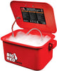 BIG RED T10035 Torin Portable Steel Cabinet Parts Washer with 110V Electric Pump, 3.5 Gallon Capacity, Red