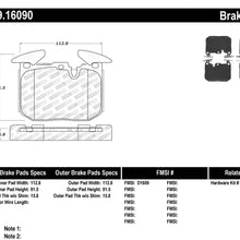 StopTech 309.16090 Sport Brake Pads with Shims and Hardware