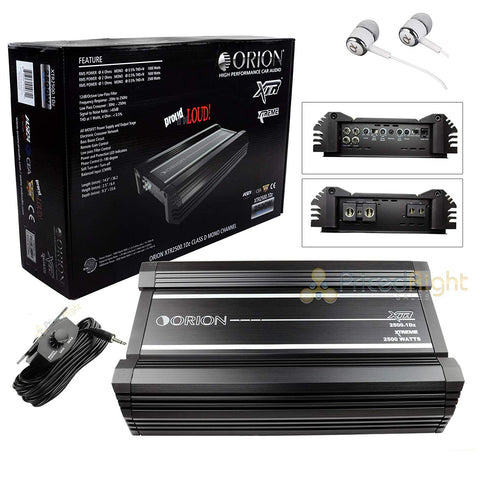 New Orion XTR2500.1Dz XTR Series 2500 Watts RMS Car Audio Amp CEA-2006 Compliant Power Ratings Xtreme Amplifier with Remote Bass Boost Control Knob Included (XTR2500.1D)