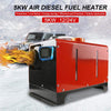 5KW 24V Car Truck Fuel Heater Parking Fuel Air Heater for Car Interior Thawing Car Start Car Glass Fog Defrosting Red