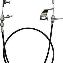 Compatible/Replacement for CHRYSLER 727 TRANSMISSION KICKDOWN CABLE KIT - BLACK