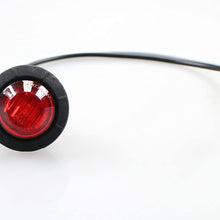 10 Pcs TMH 3/4 Inch Mount 5 pcs Amber & 5 pcs RED LED Clearance Markers Bullet Marker lights, side marker lights, led marker lights, led side marker lights, led trailer marker lights