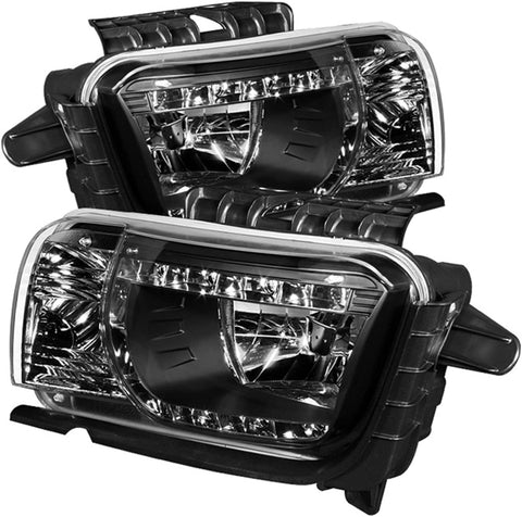 Spyder Auto 333-CCAM2010-DRL-BK Crystal LED Headlight