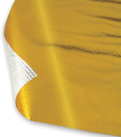 Design Engineering 010392 Reflect-A-GOLD High-Temperature Heat Reflective Adhesive Backed Sheet, 12