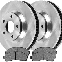 Auto Shack RSCD65082-65082-913-2-4 Front Brake Rotors and Ceramic Pads