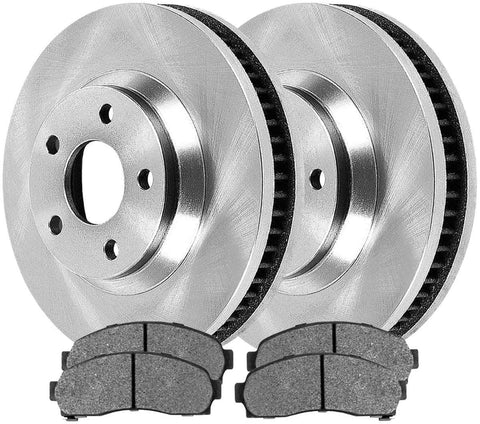 Auto Shack RSCD65082-65082-913-2-4 Front Brake Rotors and Ceramic Pads